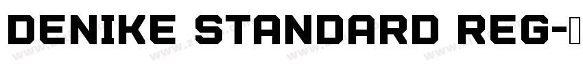 Denike Standard Reg字体转换
